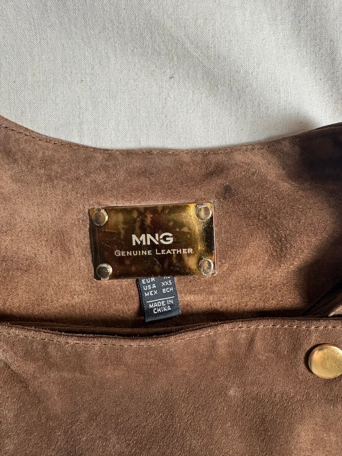 Mango 리얼레더 자켓 XS 상품이미지6