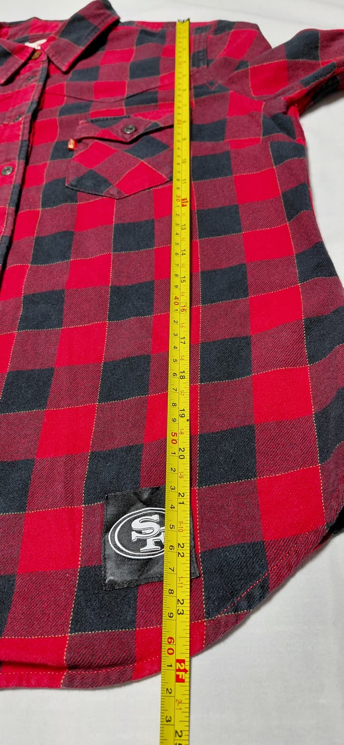 Levi's NFL 샌프란시스코 체크 셔츠 M 상품이미지10