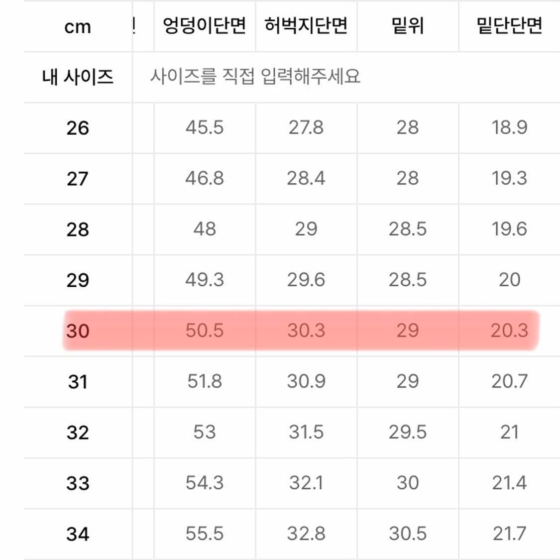 무신사 스탠다드 콘 스트레이트 데님 팬츠 30사이즈 상품이미지4