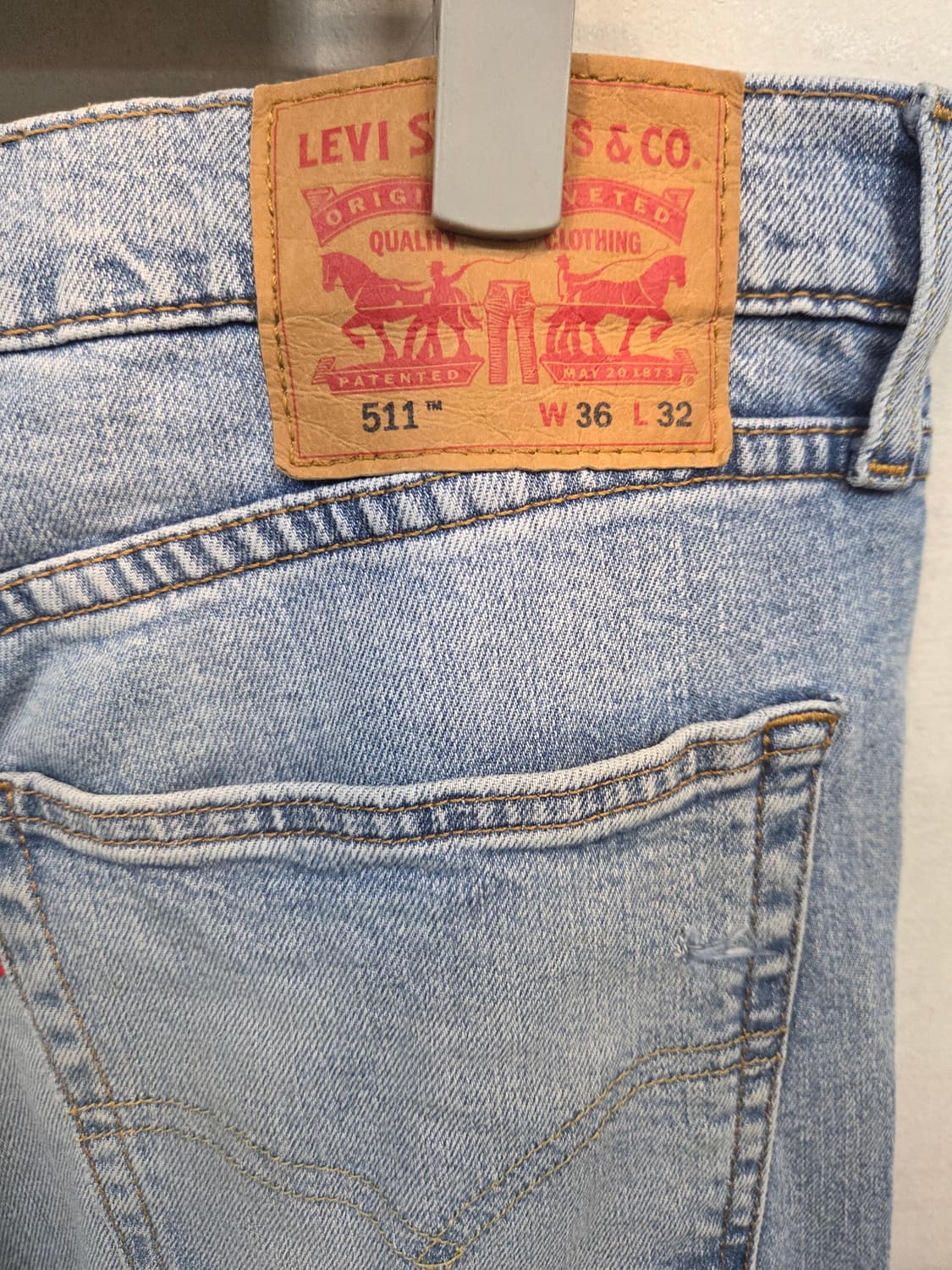 리바이스 빈티지 511 데님팬츠 36 상품이미지3