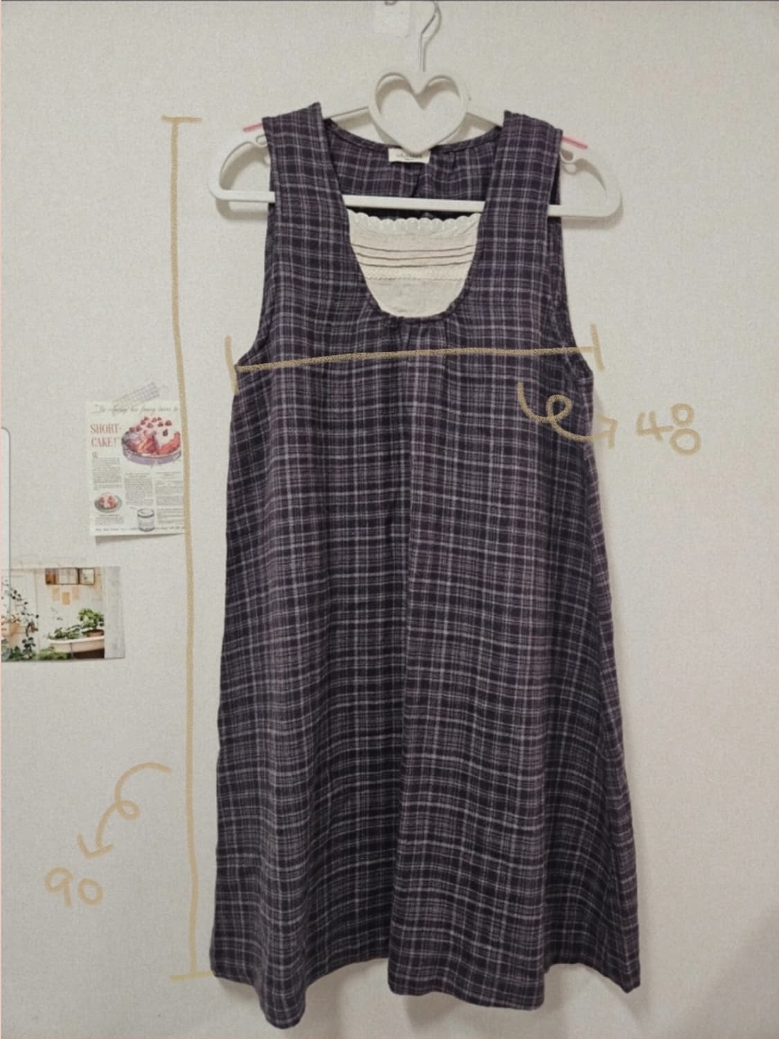 빈티지 모리걸 나시원피스 상품이미지5