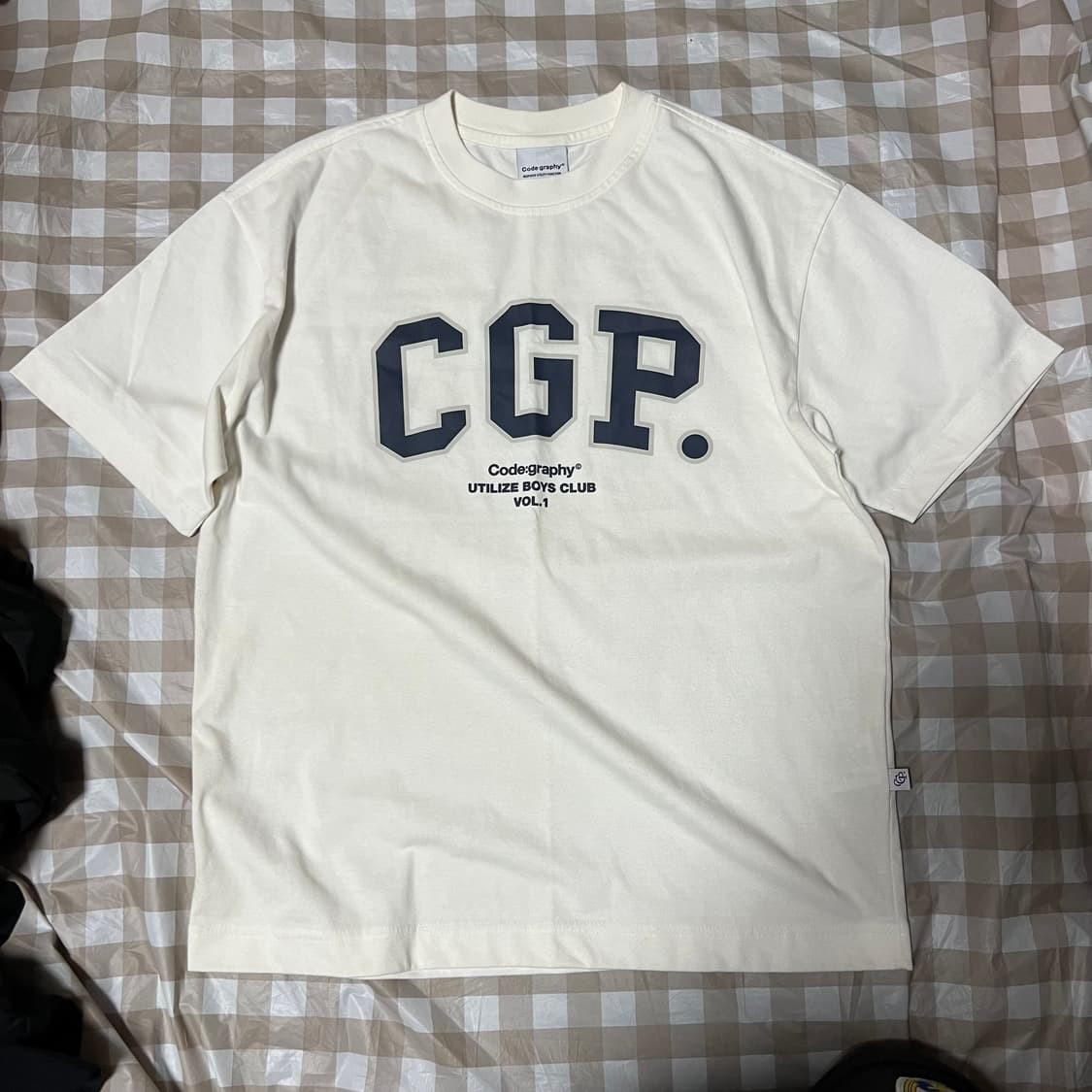 코드그라피 반팔 화이트 S CGP 흰색 반팔티 상품이미지1