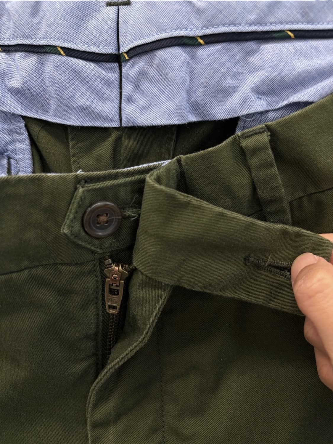 폴로 슬림핏 치노팬츠 올리브그린 (32)  상품이미지3