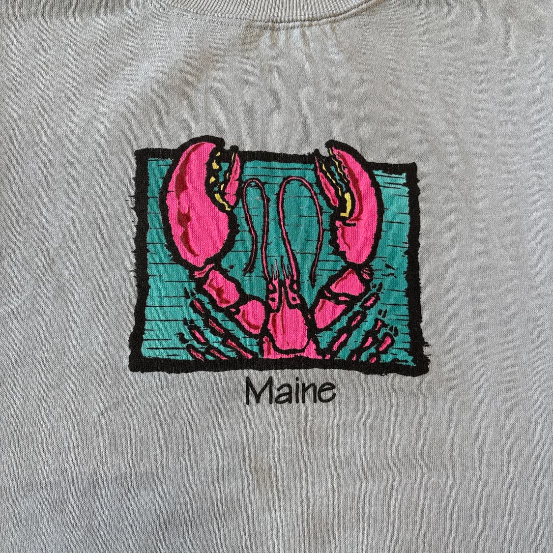 90s 90년대 미국 생산 빈티지 스카이블루 스웻셔츠 상품이미지5