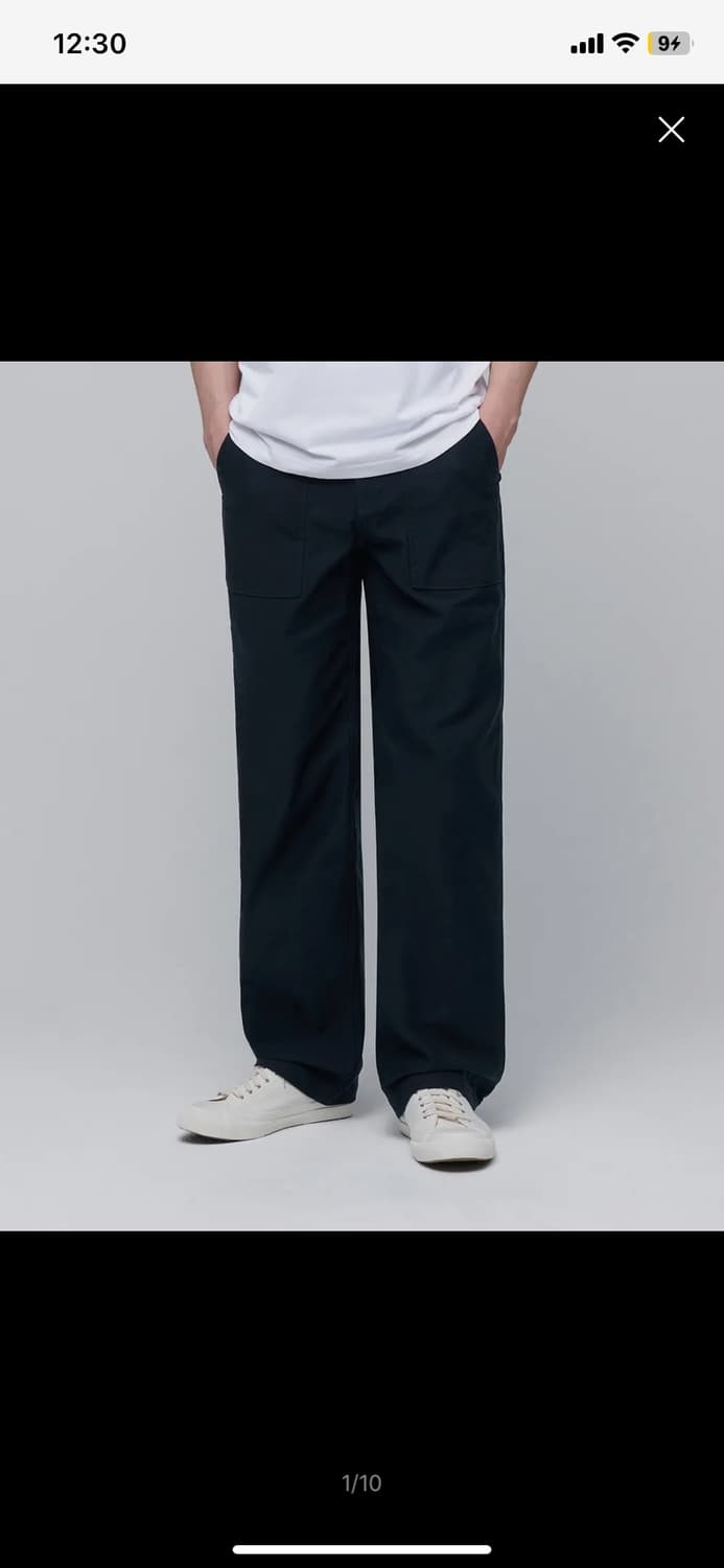 무탠다드 퍼티그 펜츠 네이비 상품이미지1