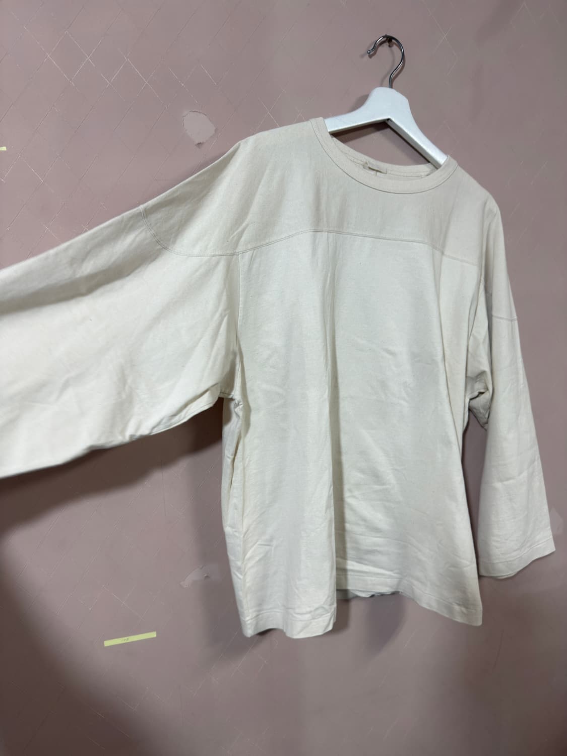 코모리 풋볼 티셔츠 아이보리 3사이즈 comoli 상품이미지7