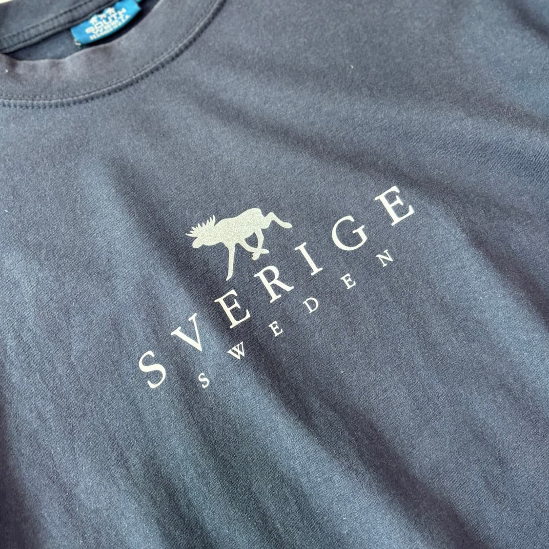 스베리예(SVERIGE) 무스 자수 빈티지 티셔츠 상품이미지2