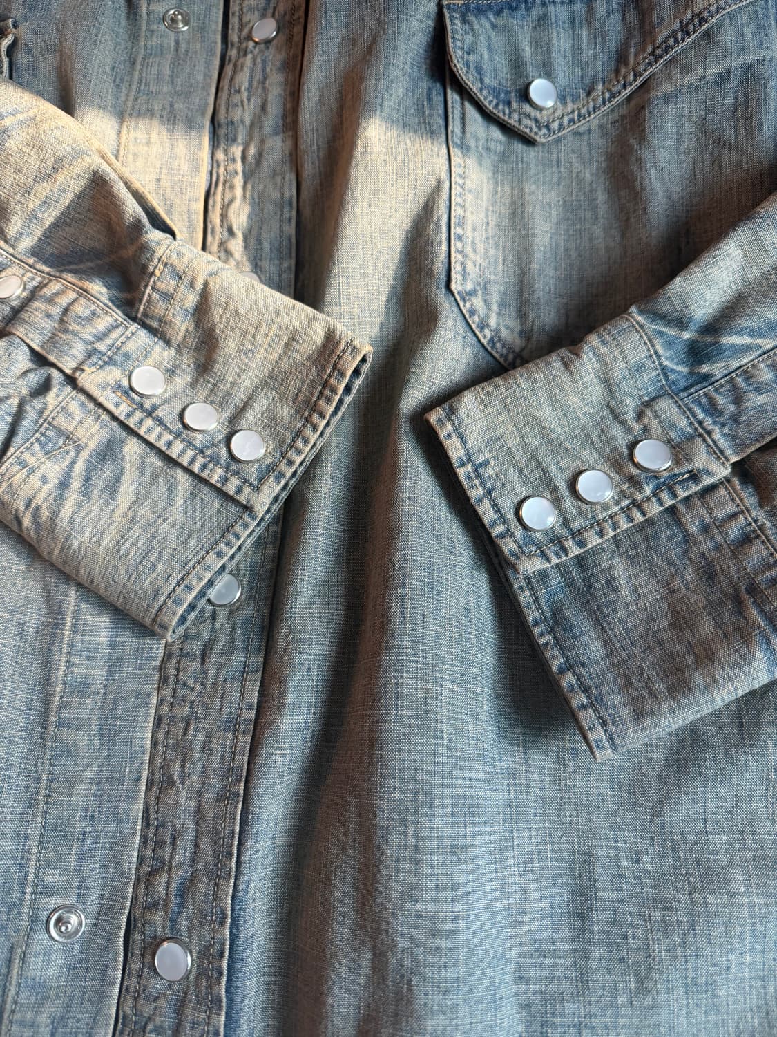 뤡코즈 데님 셔츠 2 상품이미지4