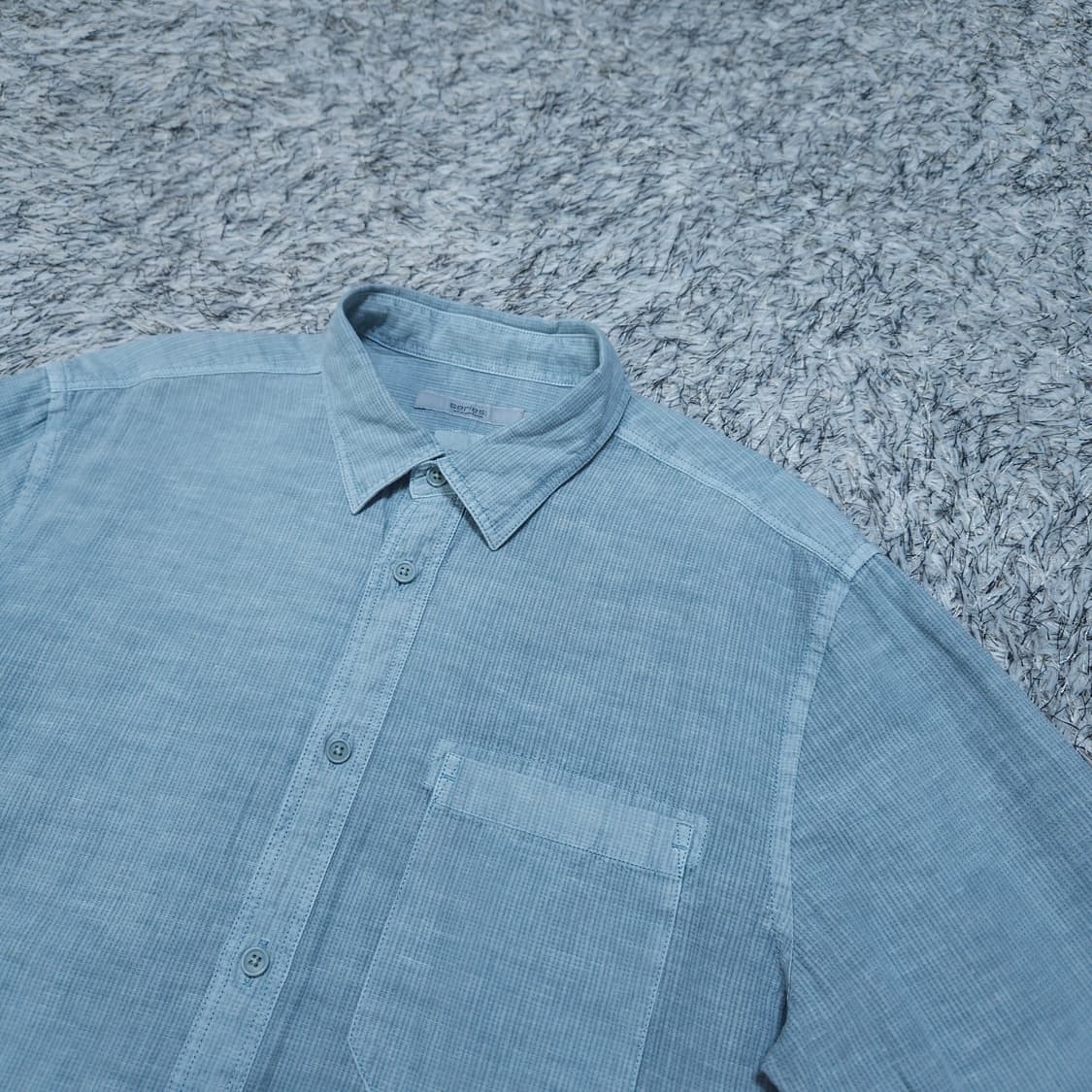 시리즈)100 남자 린넨혼방 루즈핏 셔츠남방 / 왕눈이샵 상품이미지4