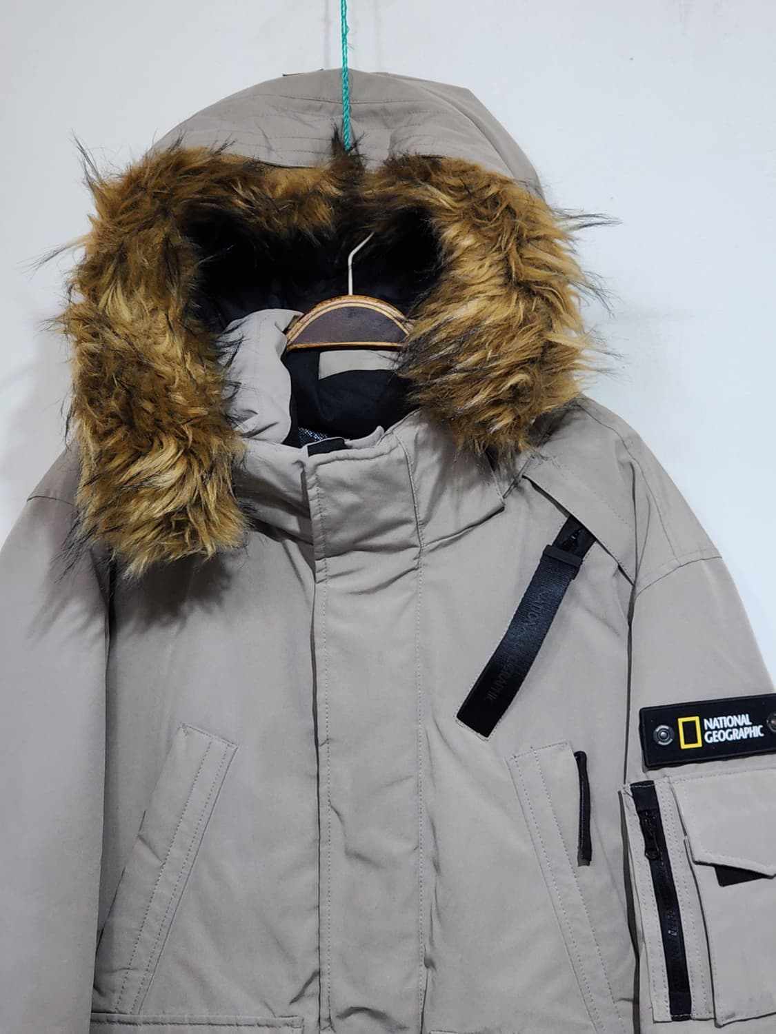 (XXL) 내셔널지오그래픽 오리털 패딩점퍼 와펜 빅사이즈 다운자켓 상품이미지2