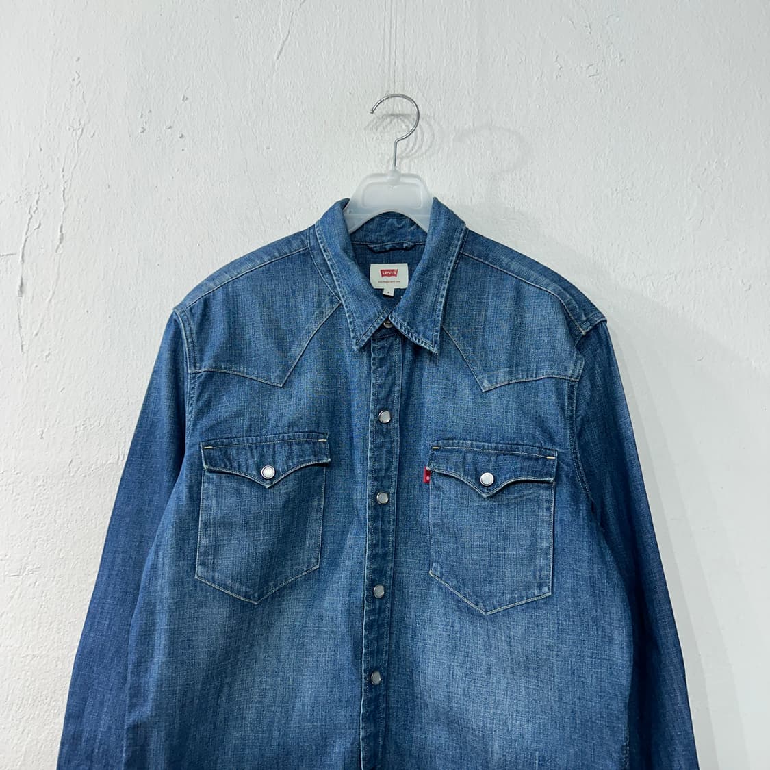 리바이스 웨스턴 데님 청남방 S 상품이미지2
