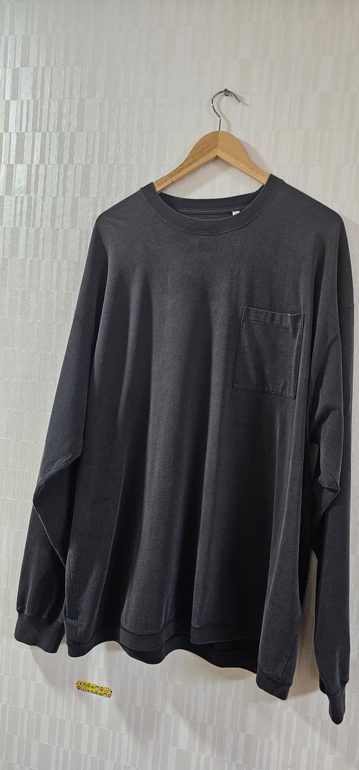 나나미카 OOAL L/S 포켓 티 차콜 상품이미지7