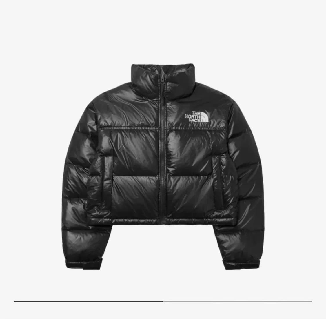 새상품급) 노스페이스 화이트 라벨 눕시 숏 자켓 블랙 상품이미지3