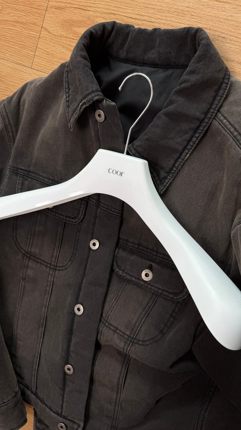 쿠어 머드 다잉 패디드 데님 자켓 CXE4DJ01K 상품이미지6