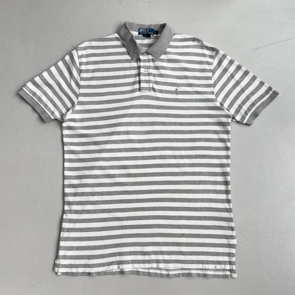 폴로 포니 PK 스트라이프 카라 반팔 티셔츠 상품이미지2