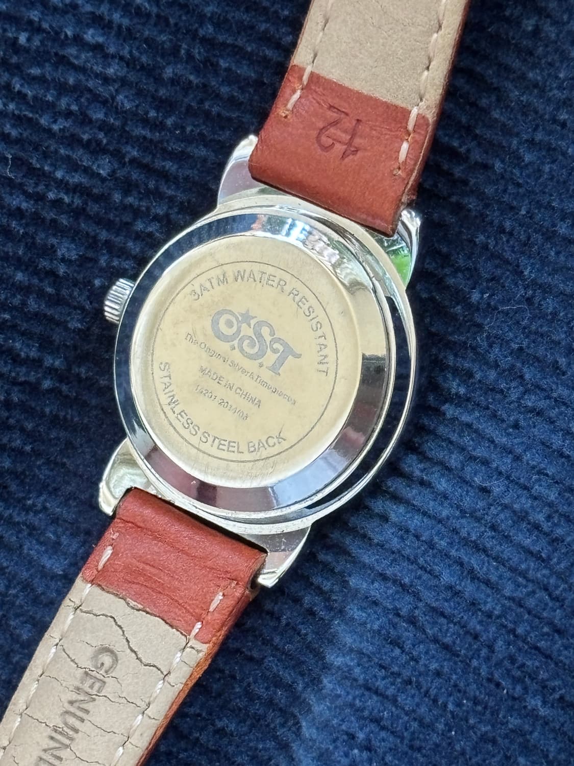 vintage ost brown leather watch 상품이미지10