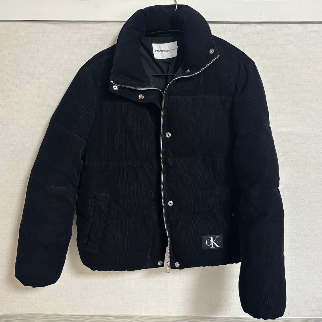 캘빈클라인 코듀로이 숏패딩 상품이미지1