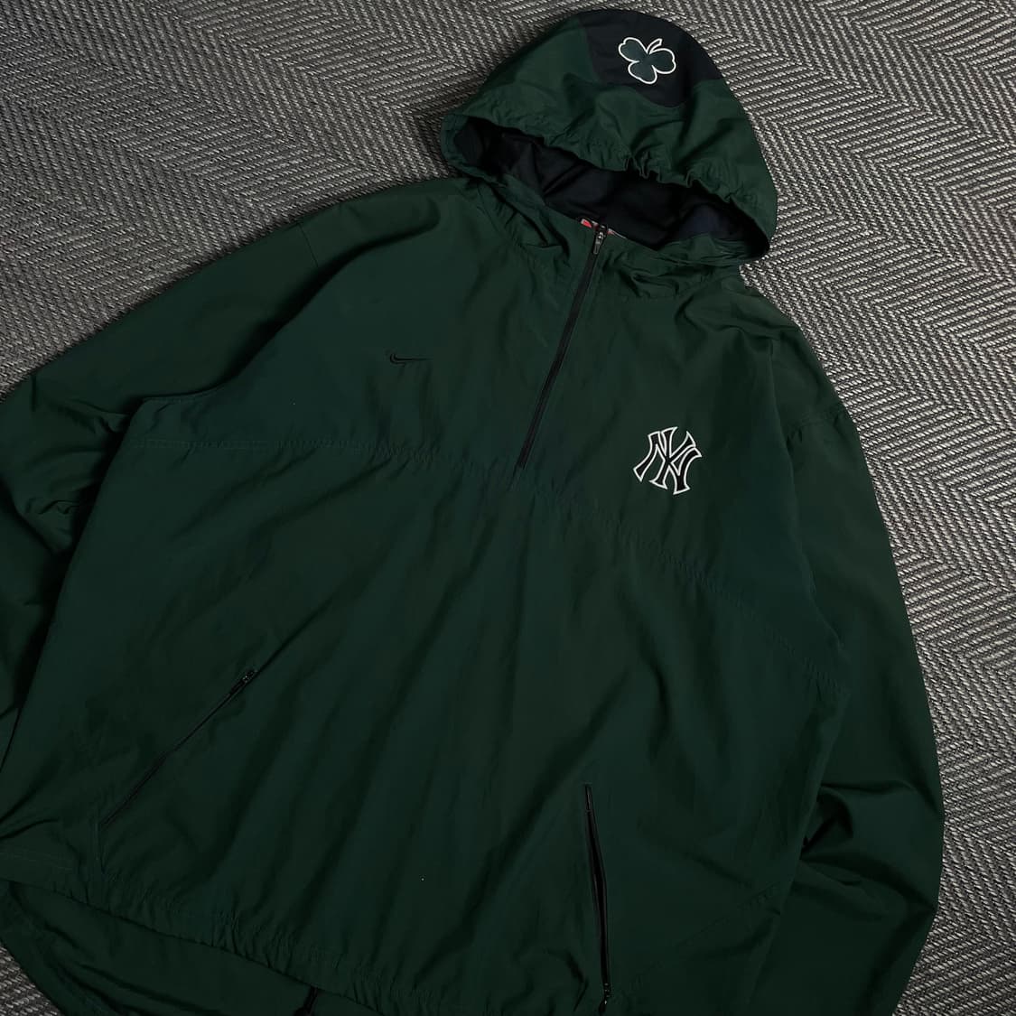 90s 나이키 뉴욕 양키스 박시핏 우븐 후드 아노락 y 4763 상품이미지1