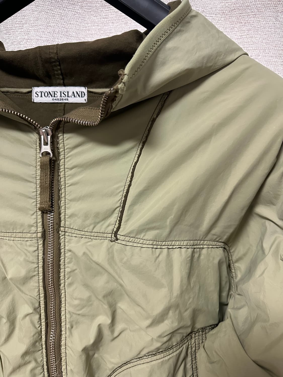 05S 스톤아일랜드 아카이브 컷팅 디테일 폴리 집업 (XL) 상품이미지5