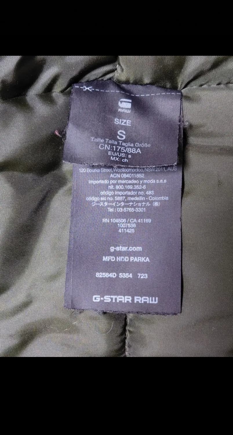 G-STAR RAW MFD HDD 파카 S 카키 상품이미지10