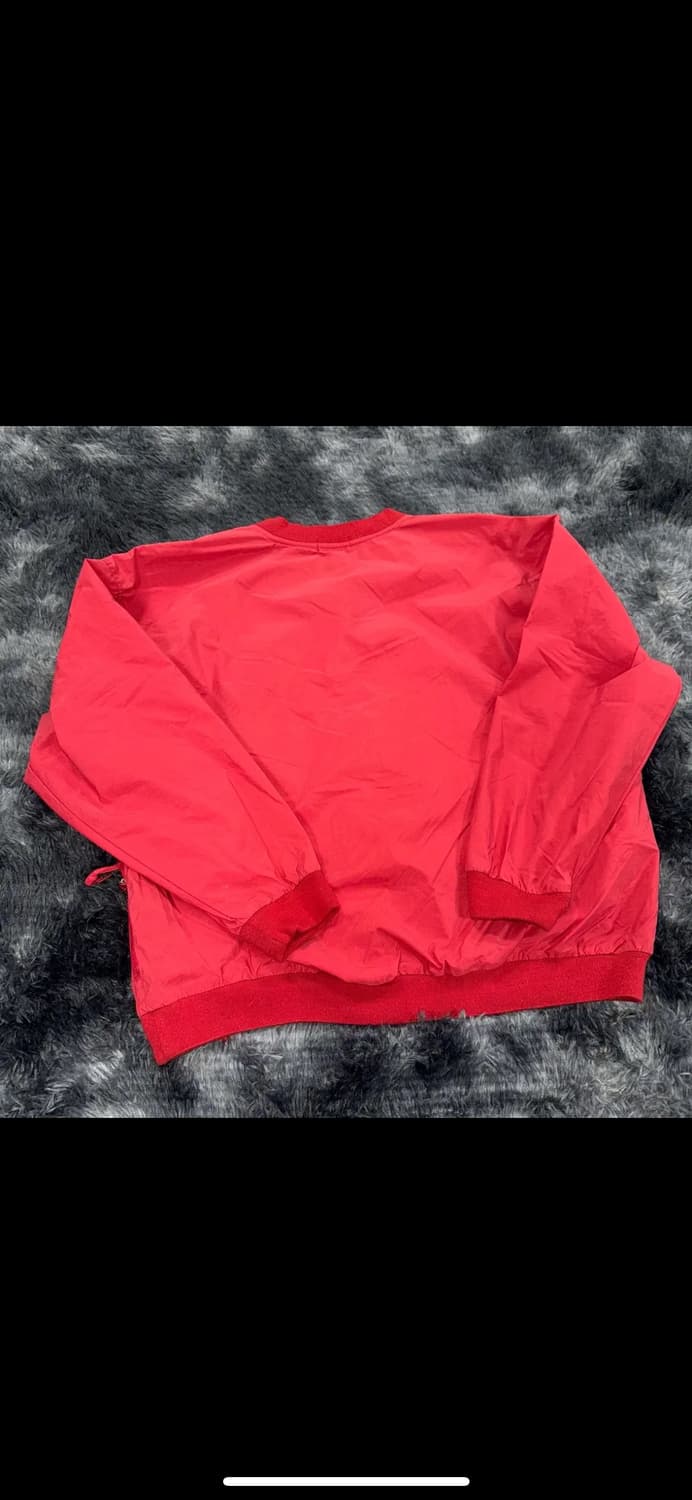 투티/0084 IZOD 브이넥 바람막이 레드 웜업 상품이미지4