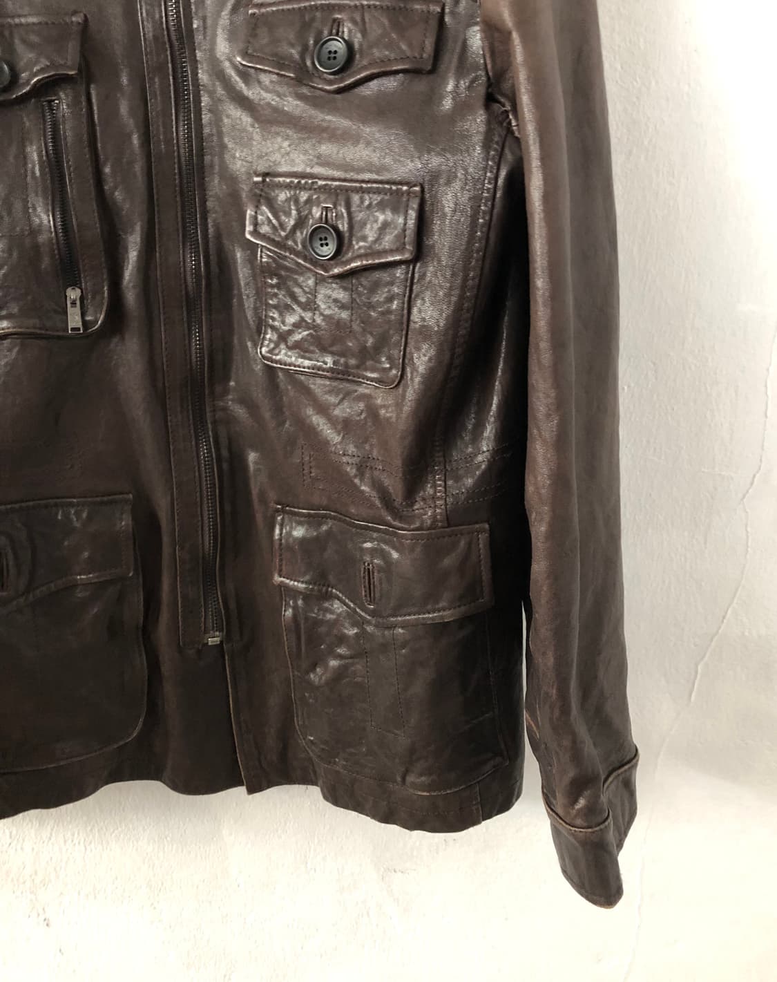 Kinloch Anderson Leather Jacket(95) 상품이미지2
