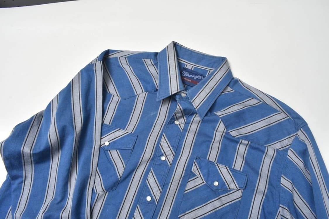 90S 랭글러 웨스턴 체크 셔츠 XL  N1163 상품이미지4