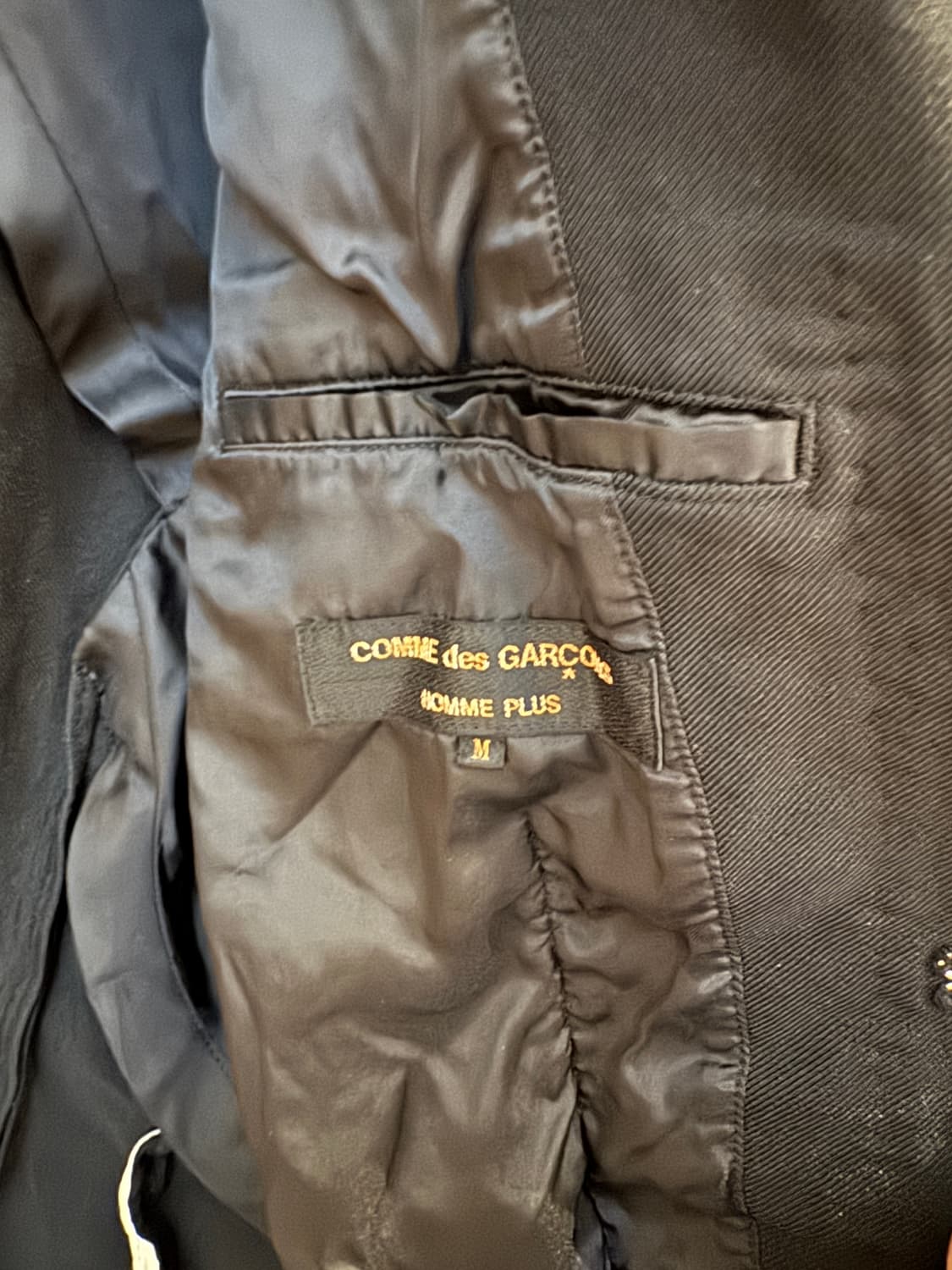 꼼데가르송 옴므플러스 후크 자켓. 블레이저. m 상품이미지6