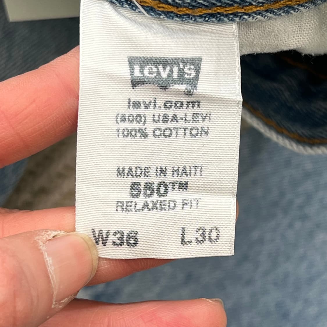 리바이스 550 데님팬츠 r2210 상품이미지8