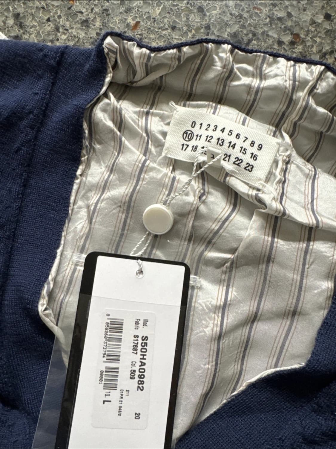 [L] 메종 마르지엘라 디스트레스드 가디건 상품이미지1