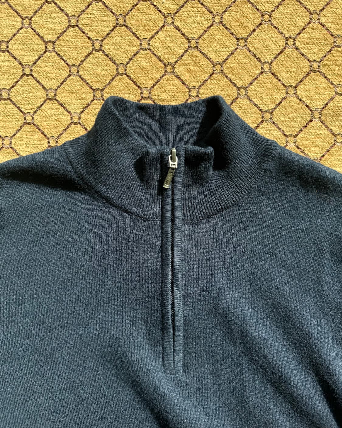 L.L.BEAN딥 네이비 집업 니트 상품이미지1