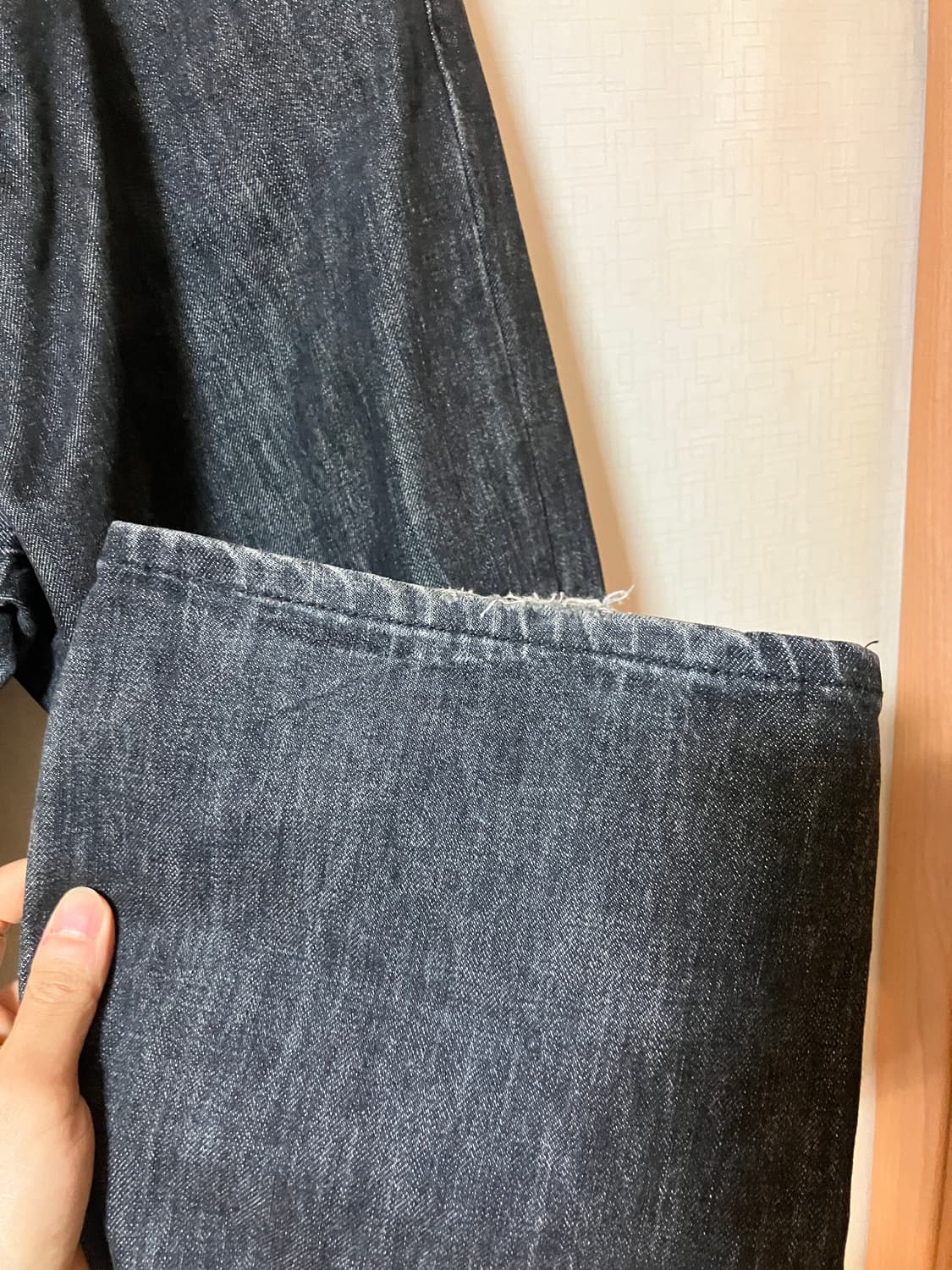 유스 흑정 데님 팬츠 상품이미지3