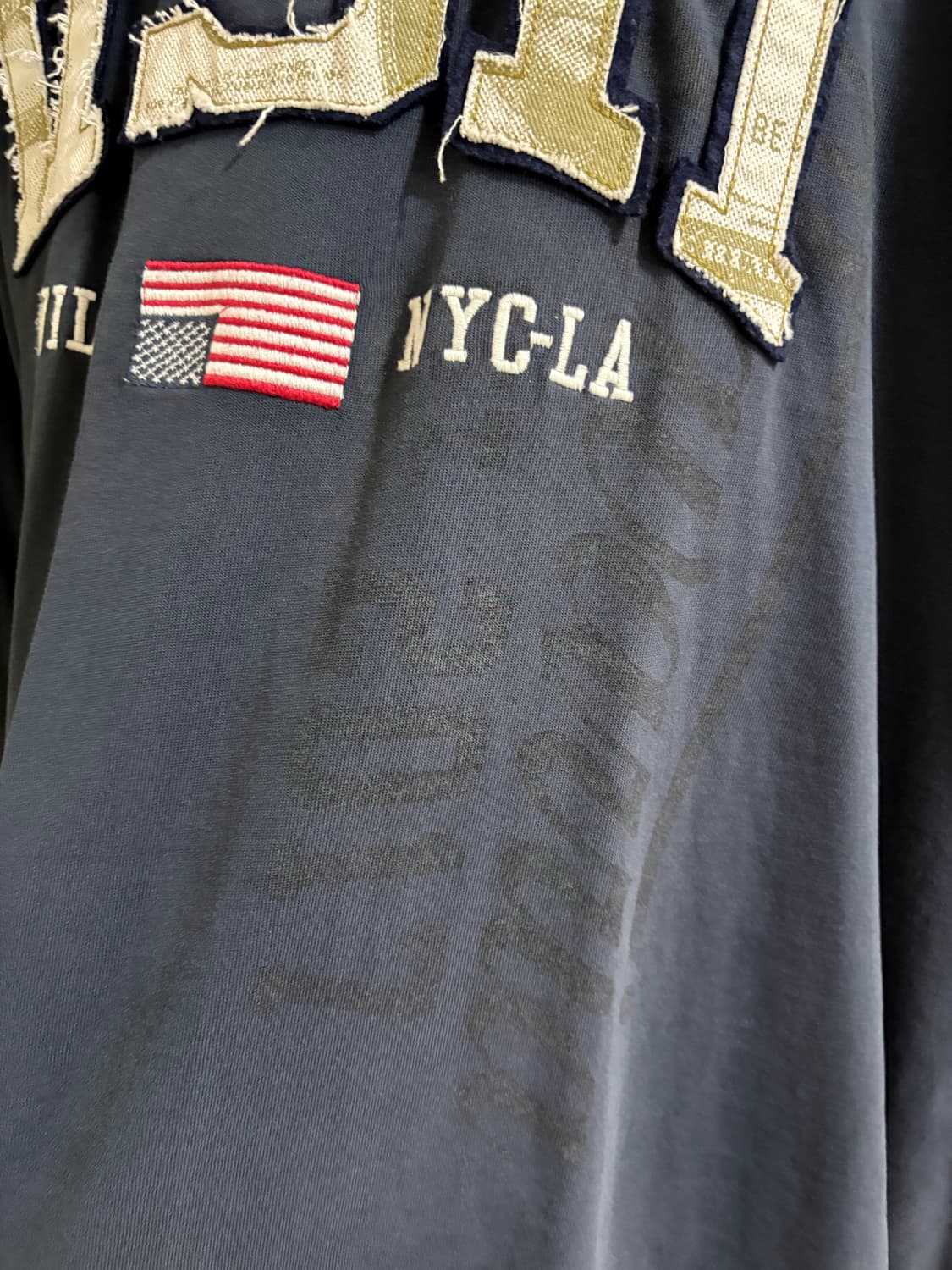 윌리차바리아 USA 버팔로 티셔츠 네이비 상품이미지4