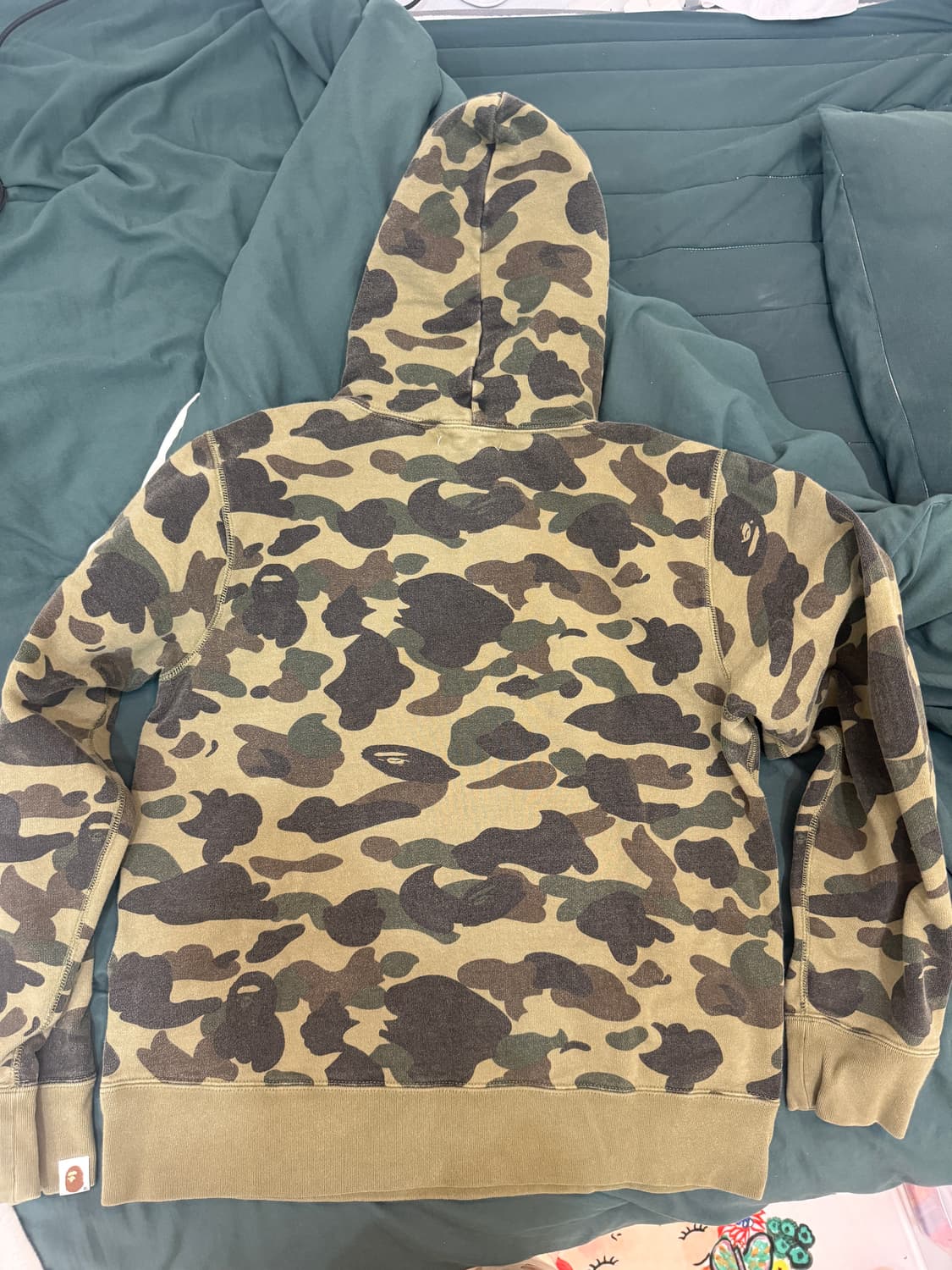 베이프 빅로고 후드티 카모 후디 상품이미지3