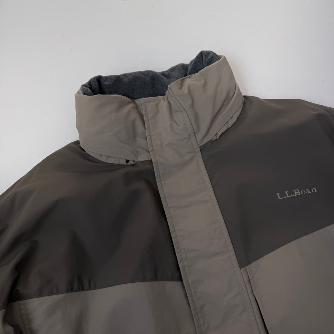 엘엘빈 고프코어 3M 신슐레이트 브라운 배색 바람막이 점퍼 자켓 상품이미지3