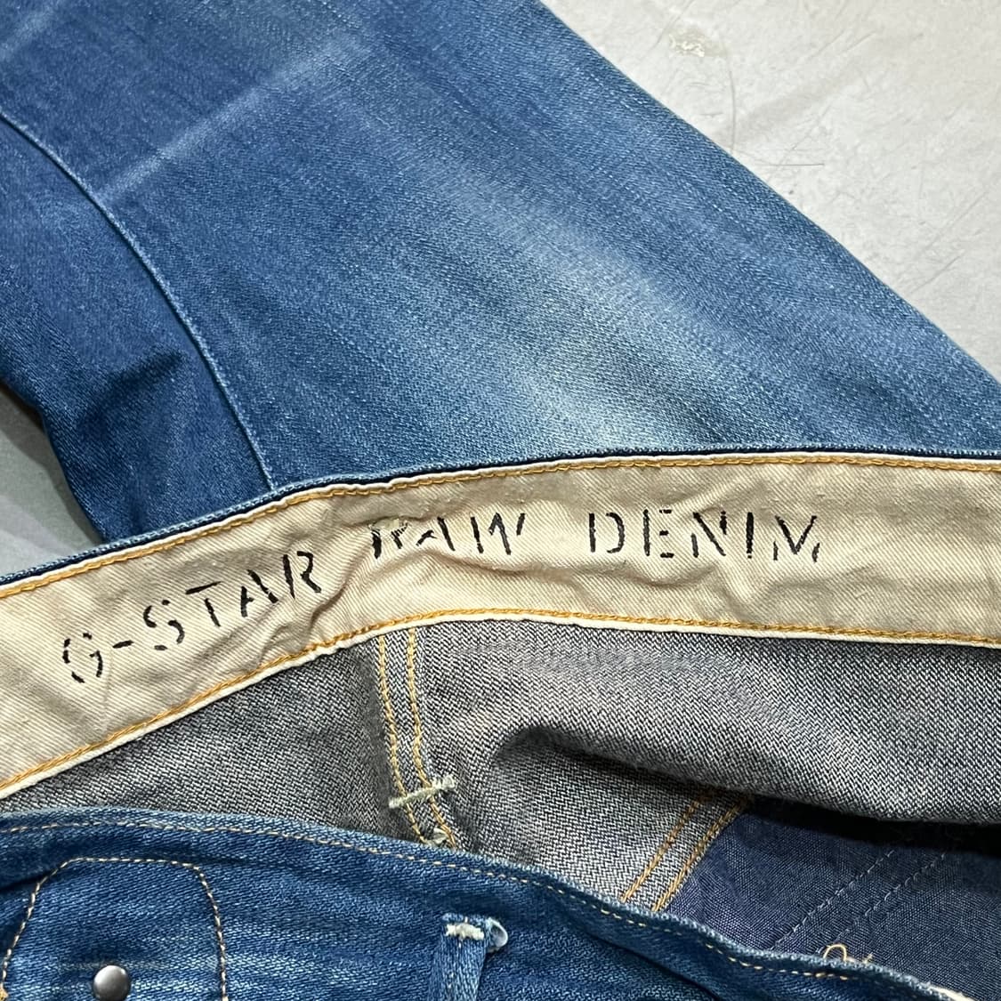  지스타로우 워싱 데님 팬츠 y16201 상품이미지6