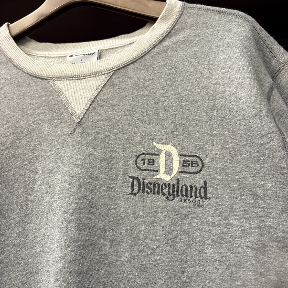 챔피온 오리지널스 디즈니랜드 투톤 링거 스웻셔츠 N1238 상품이미지5