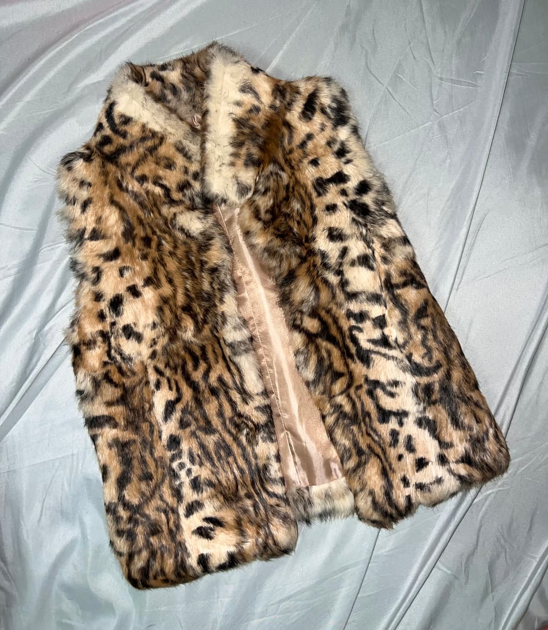 ✨Vintage leopard fur vest 갸루 펑크 퍼조끼✨ 상품이미지2