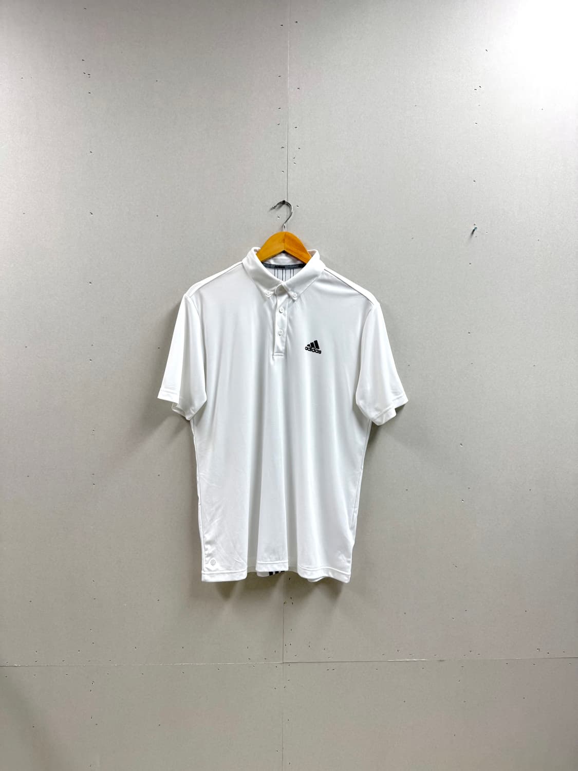 남성 XL / 아디다스 기능성 반팔 카라티 화이트 상품이미지1