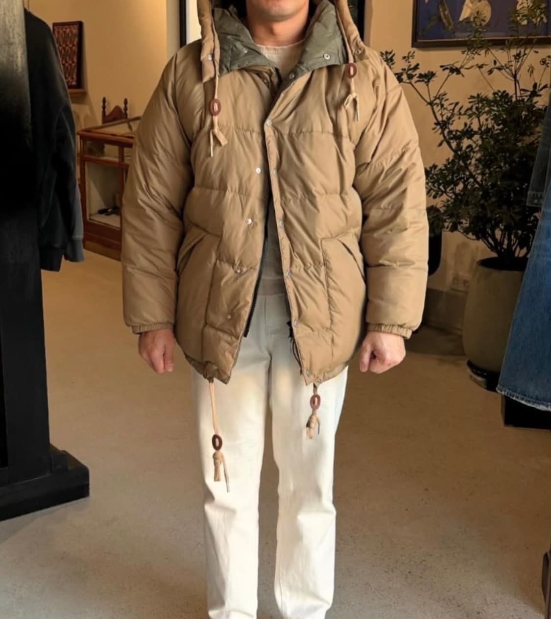 비헤비어 시에라 덕다운 파카 패딩 브라운 탄 상품이미지8