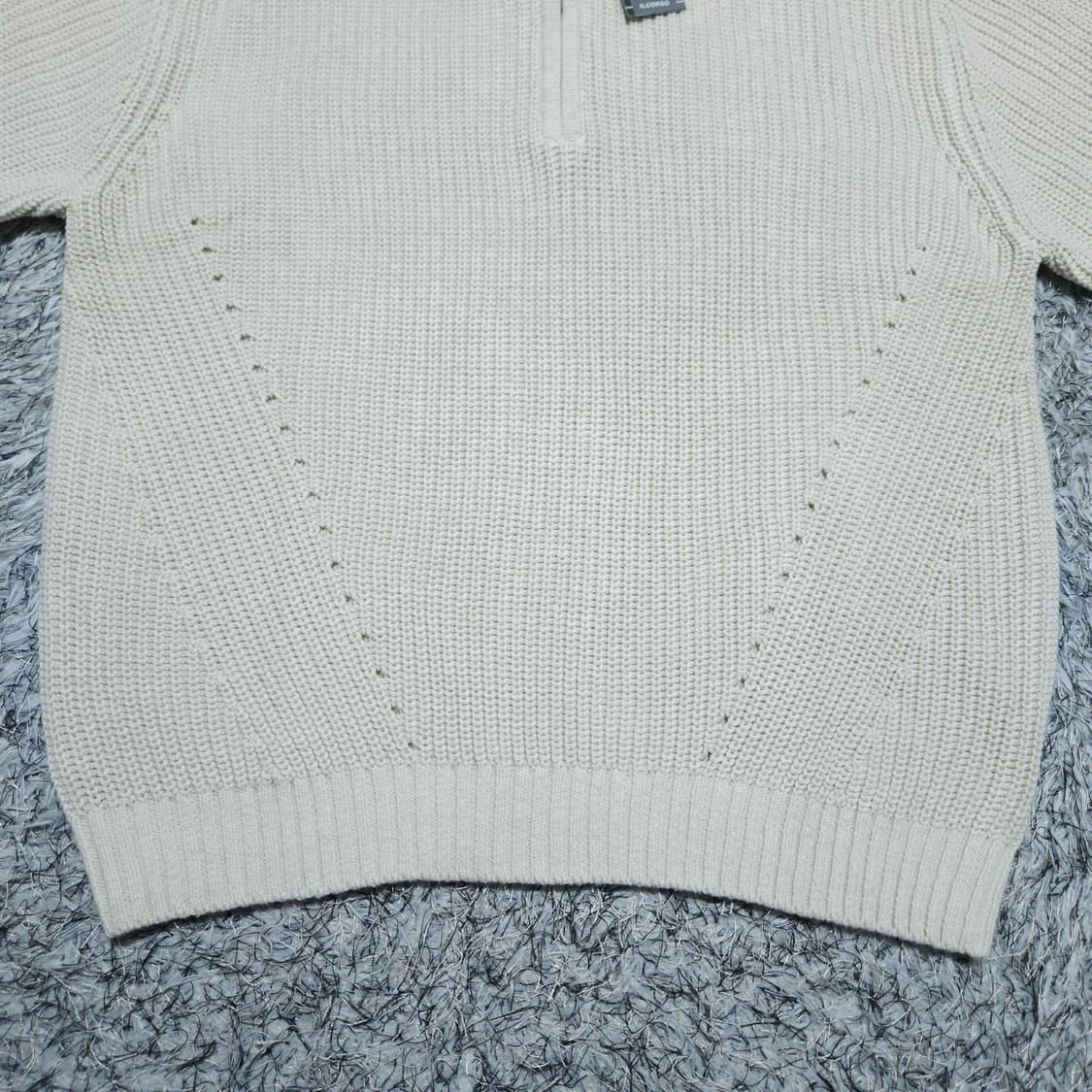  일코르소)ilcorso 95 남자 반집업니트 / 왕눈이샵 상품이미지4