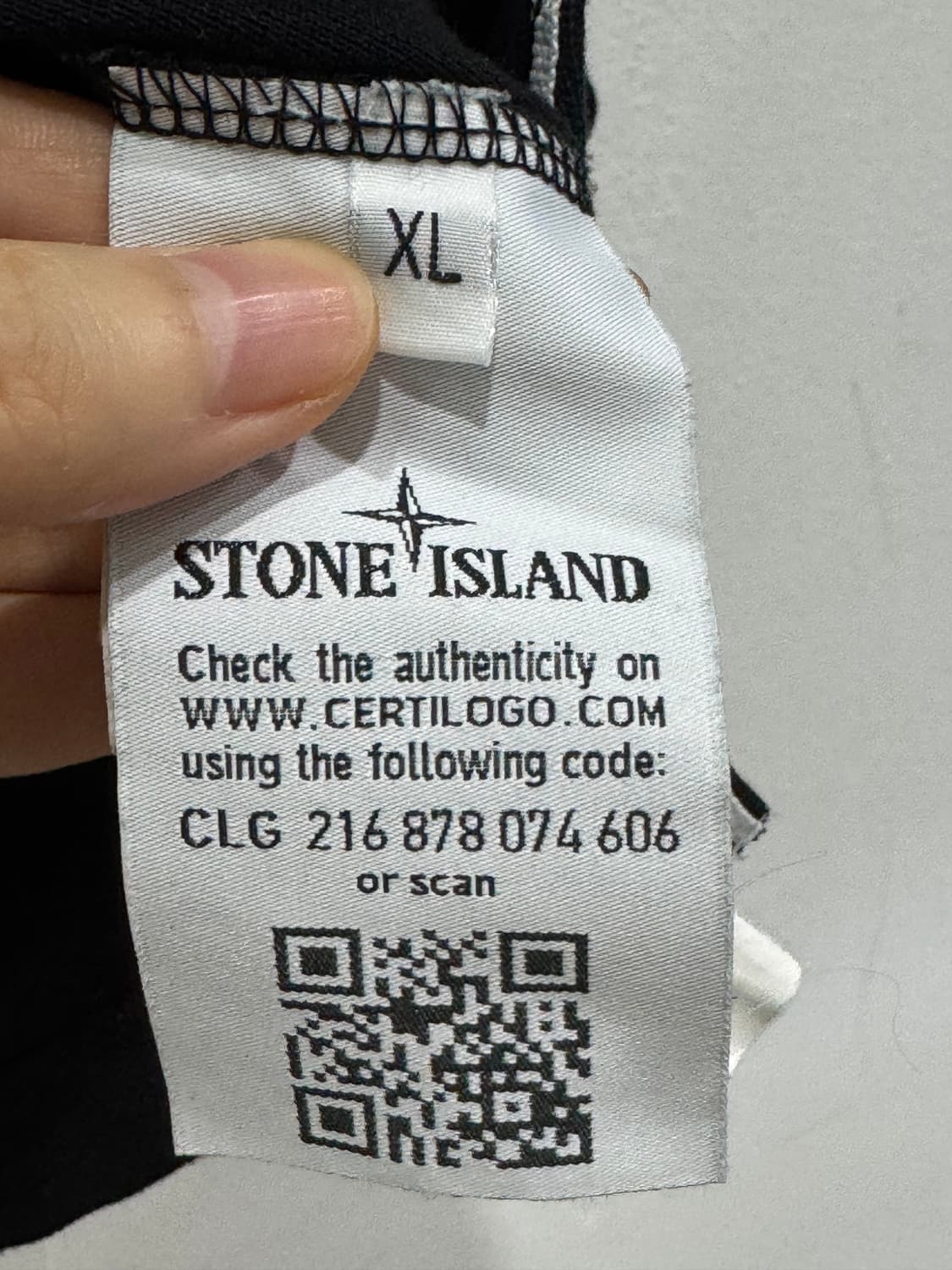 스톤아일랜드 블랙 슬림핏 폴로티셔츠 XL 정품 상품이미지5