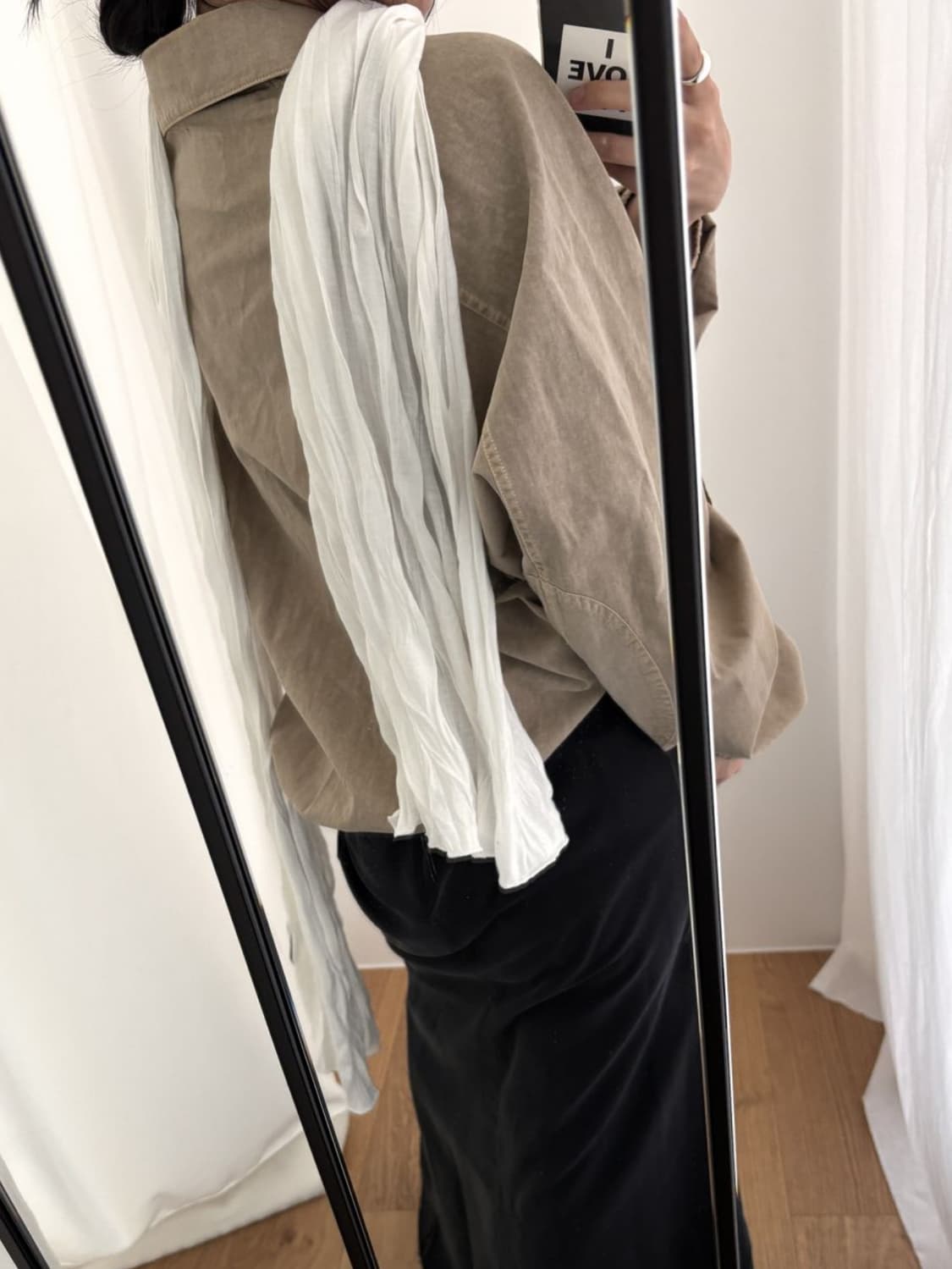 Rutz Scarf - ivory 상품이미지1