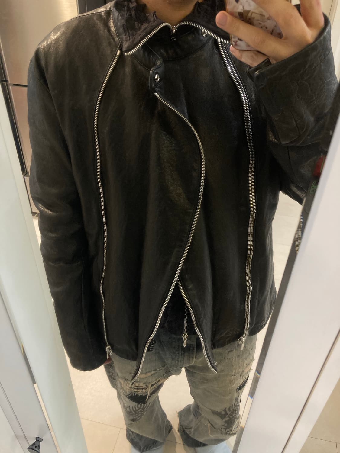 MJB 바이커 가죽 자켓 상품이미지4