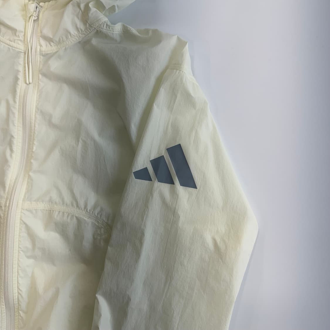 Adidas 아디다스 아이보리 바람막이 후드집업 상품이미지5