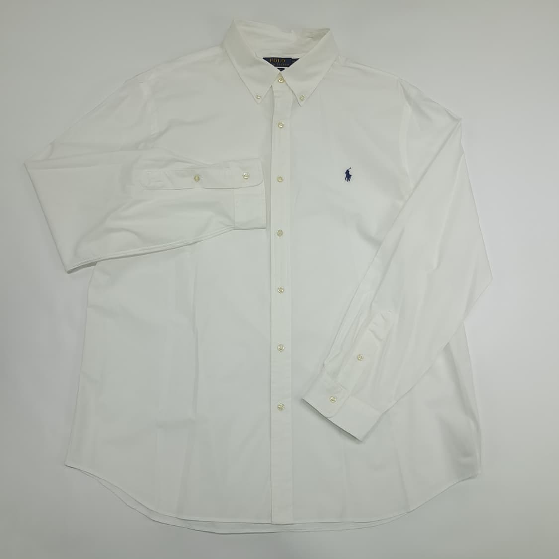 Co710 2XL 폴로 랄프로렌 화이트 QR 긴팔 셔츠 남방 상품이미지2