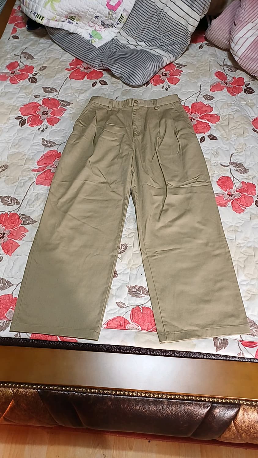 무신사 와이드면팬츠 30인치 기장102 상품이미지1