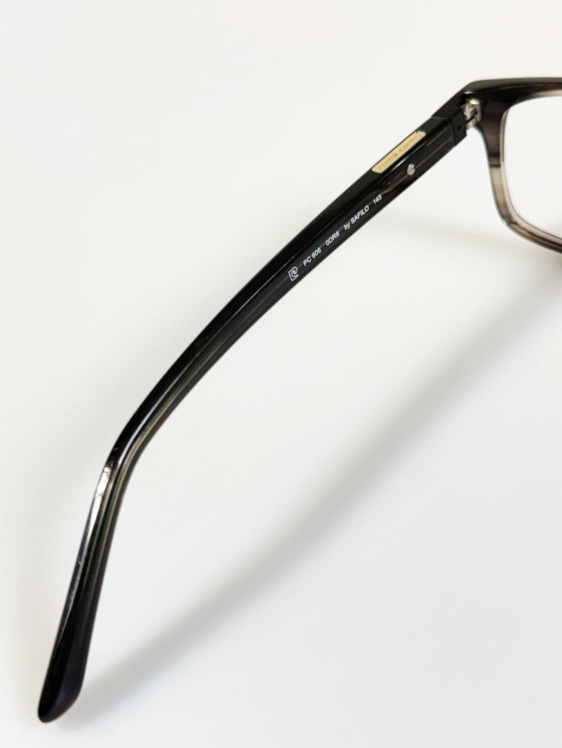 PIERRE CARDIN 스모크 그레이 뿔테 스퀘어 빈티지 안경 상품이미지7