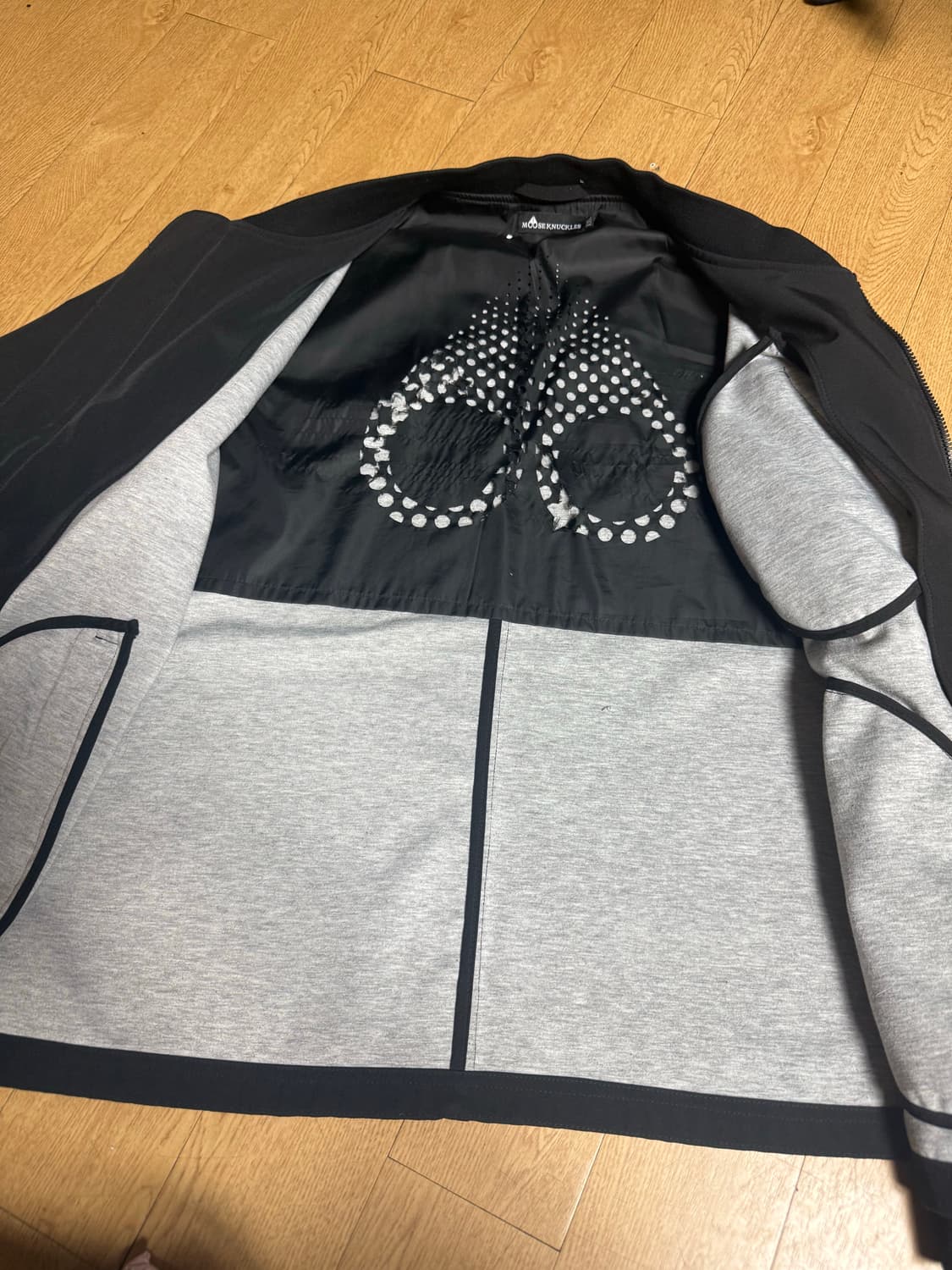 18SS MK 8192 MSJ 무스너클 블랙 봄버 자켓 상품이미지2