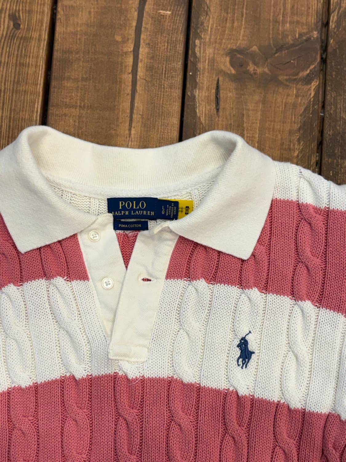 폴로 꽈배기 반팔니트 상품이미지5